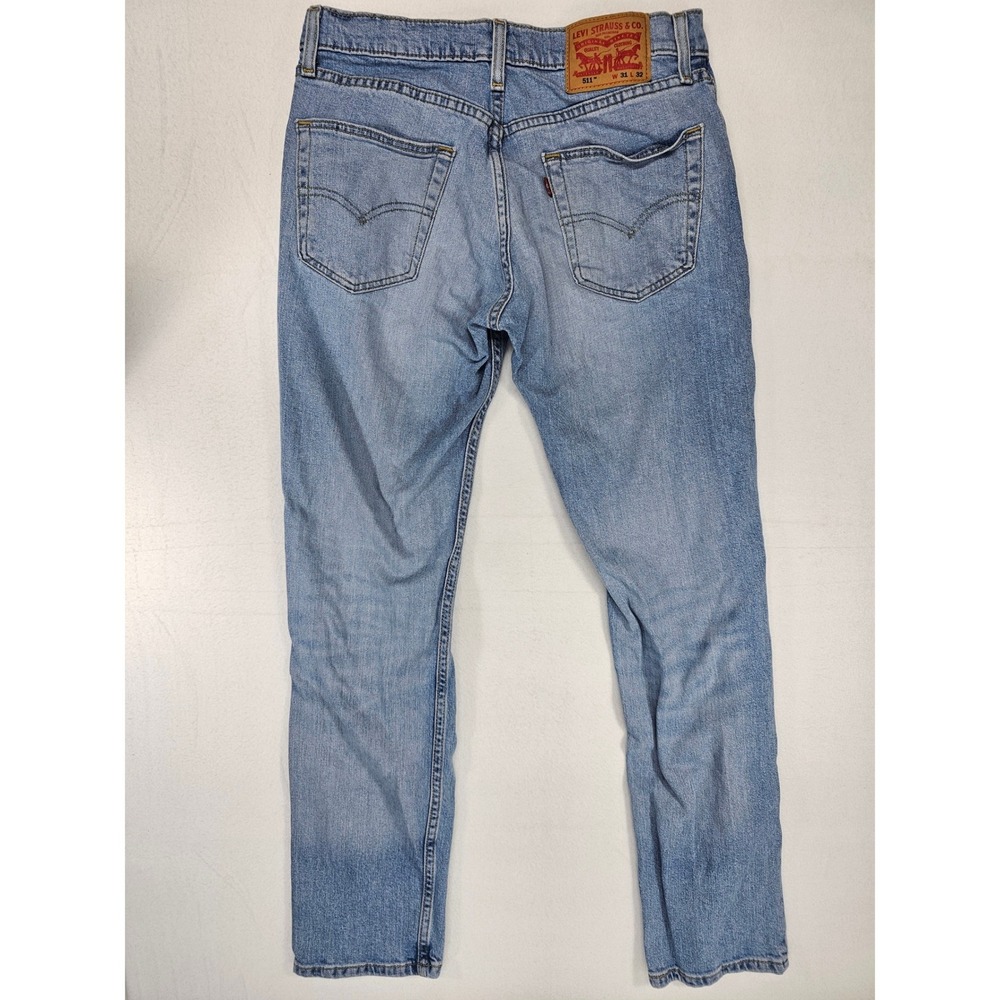 Levi Strauss 511 Slim Fit Mens Jeans Light‎ Wash Size 31x32